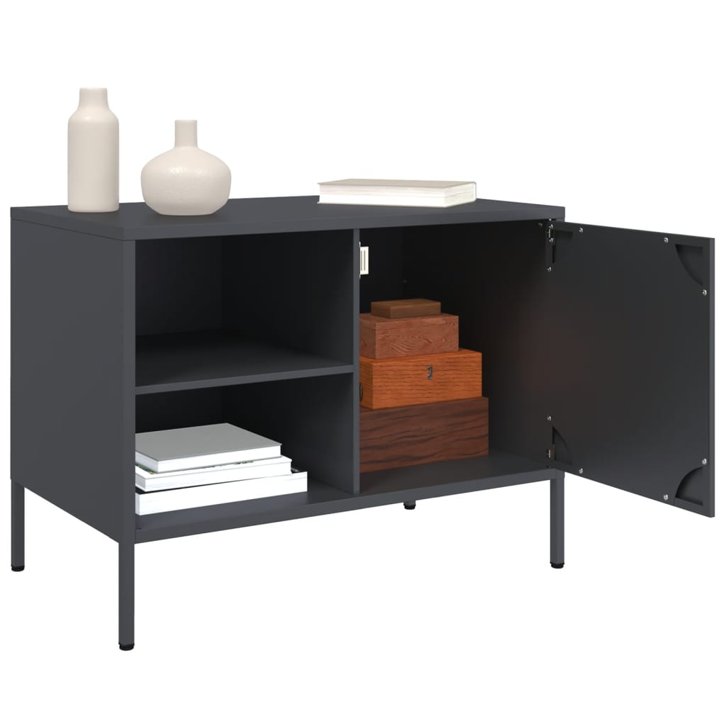 TV Cabinet Anthracite 68x39x50,5 cm Steel