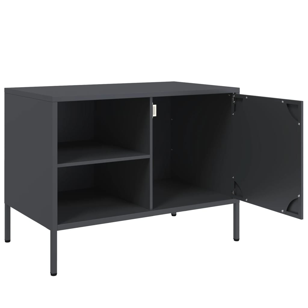 TV Cabinet Anthracite 68x39x50,5 cm Steel