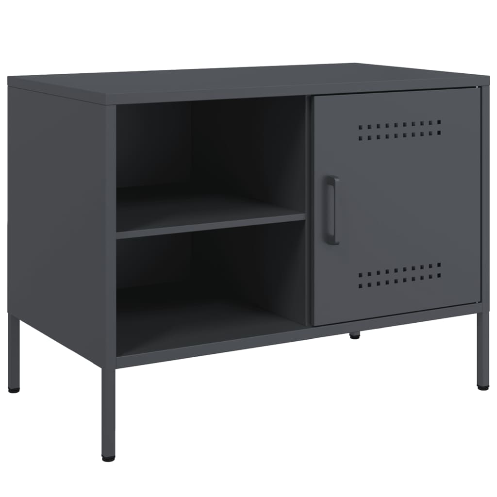 2 Piece TV Cabinet Set Anthracite 68x39x50,5 cm Steel