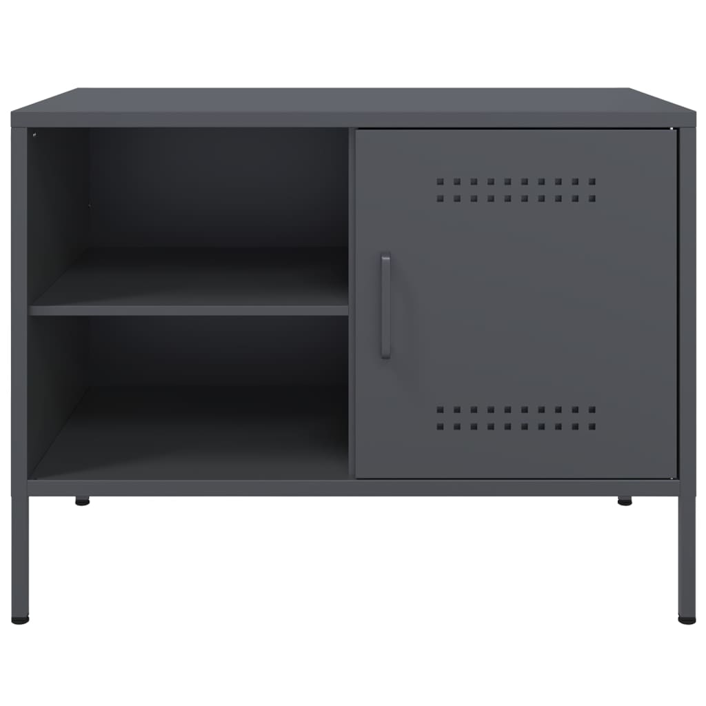 2 Piece TV Cabinet Set Anthracite 68x39x50,5 cm Steel