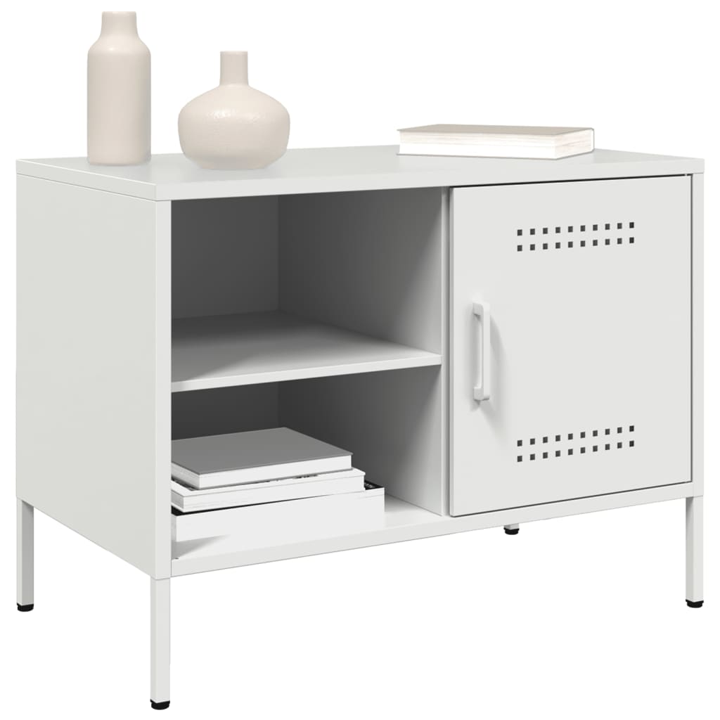 TV Cabinet White 68x39x50,5 cm Steel