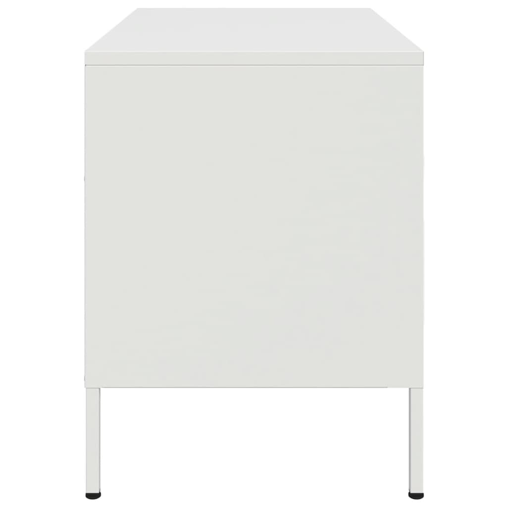 TV Cabinet White 68x39x50,5 cm Steel