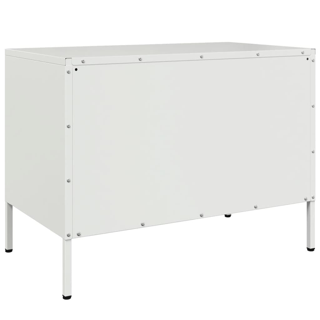 TV Cabinet White 68x39x50,5 cm Steel