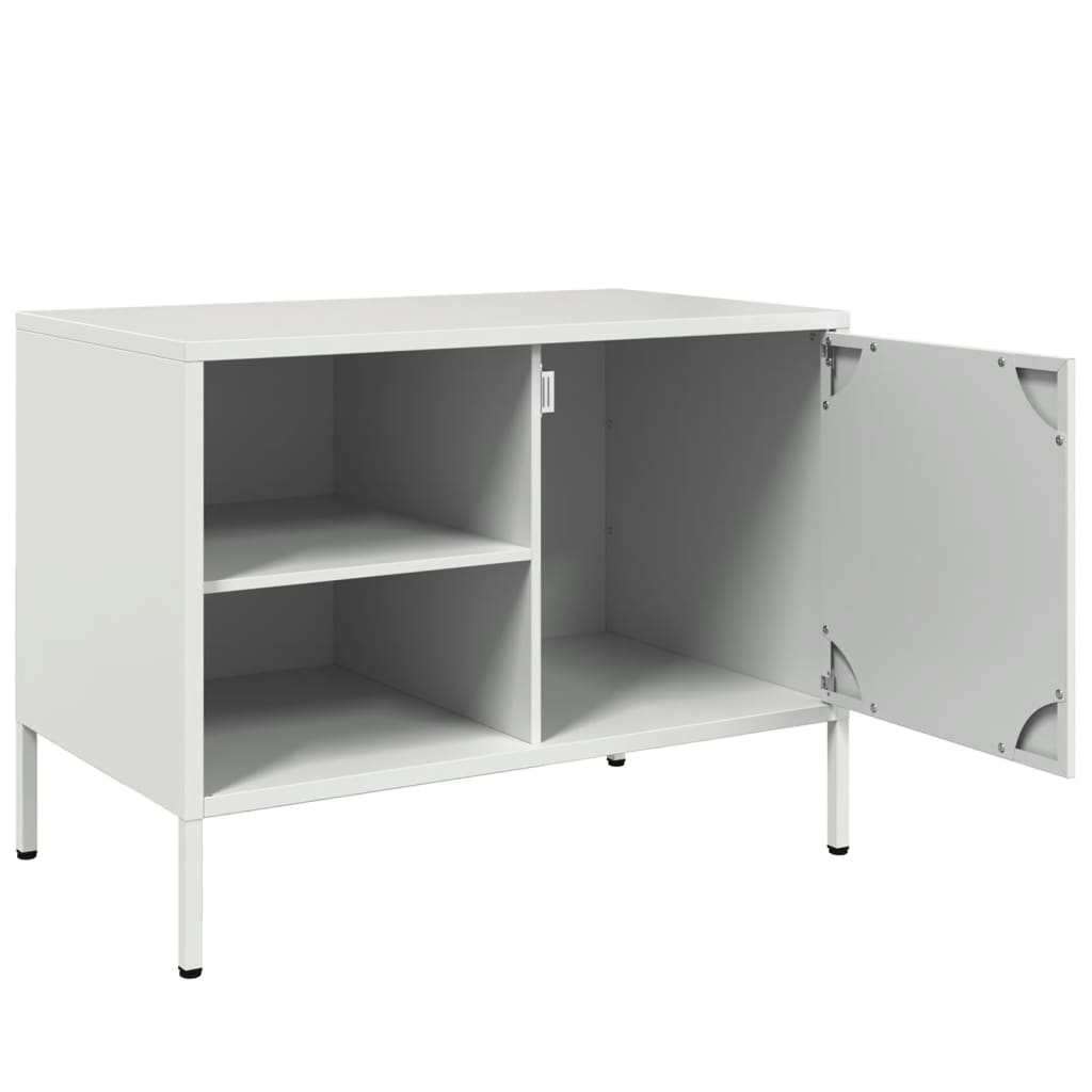 TV Cabinet White 68x39x50,5 cm Steel