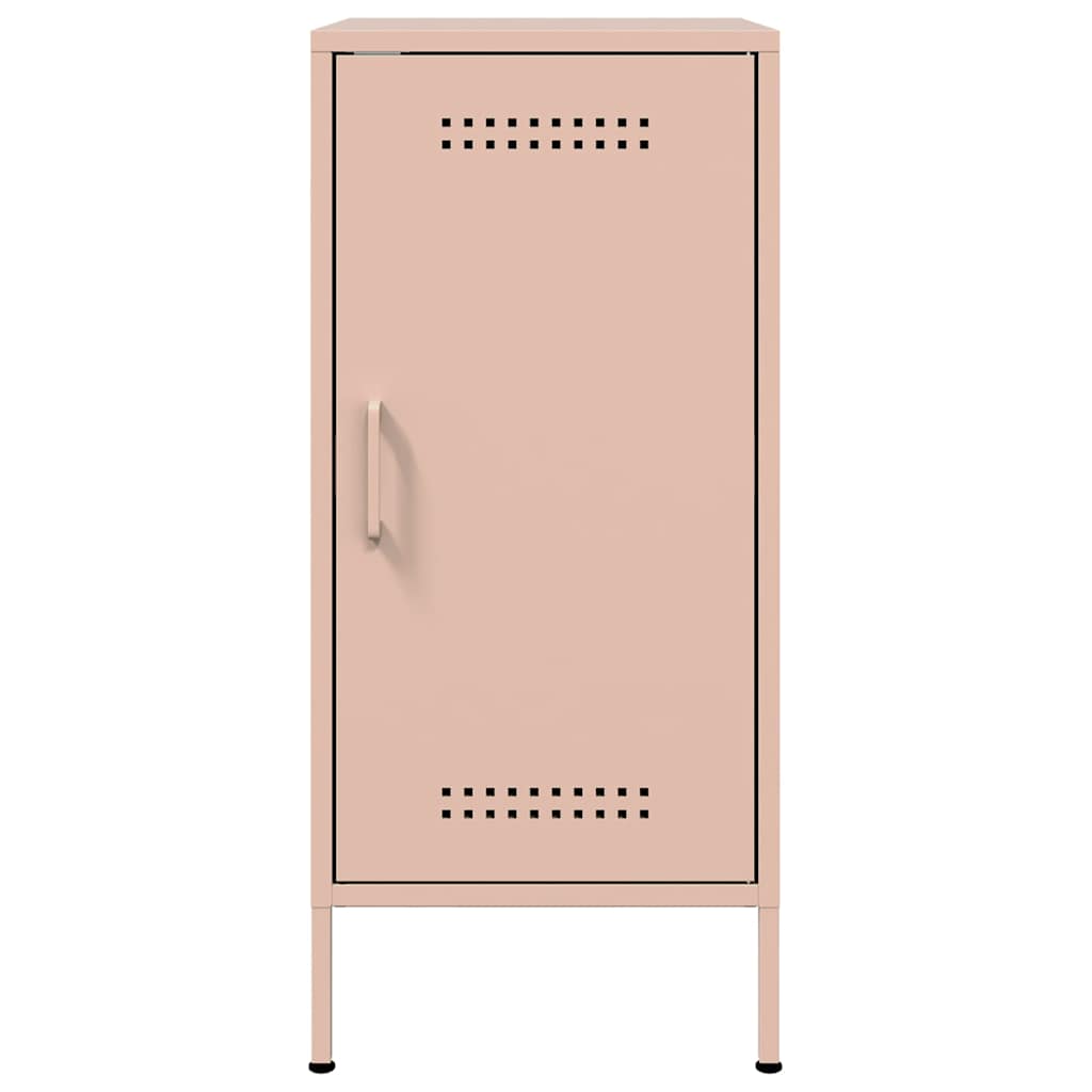 Sideboards 2 pcs Pink 36x39x79 cm Steel