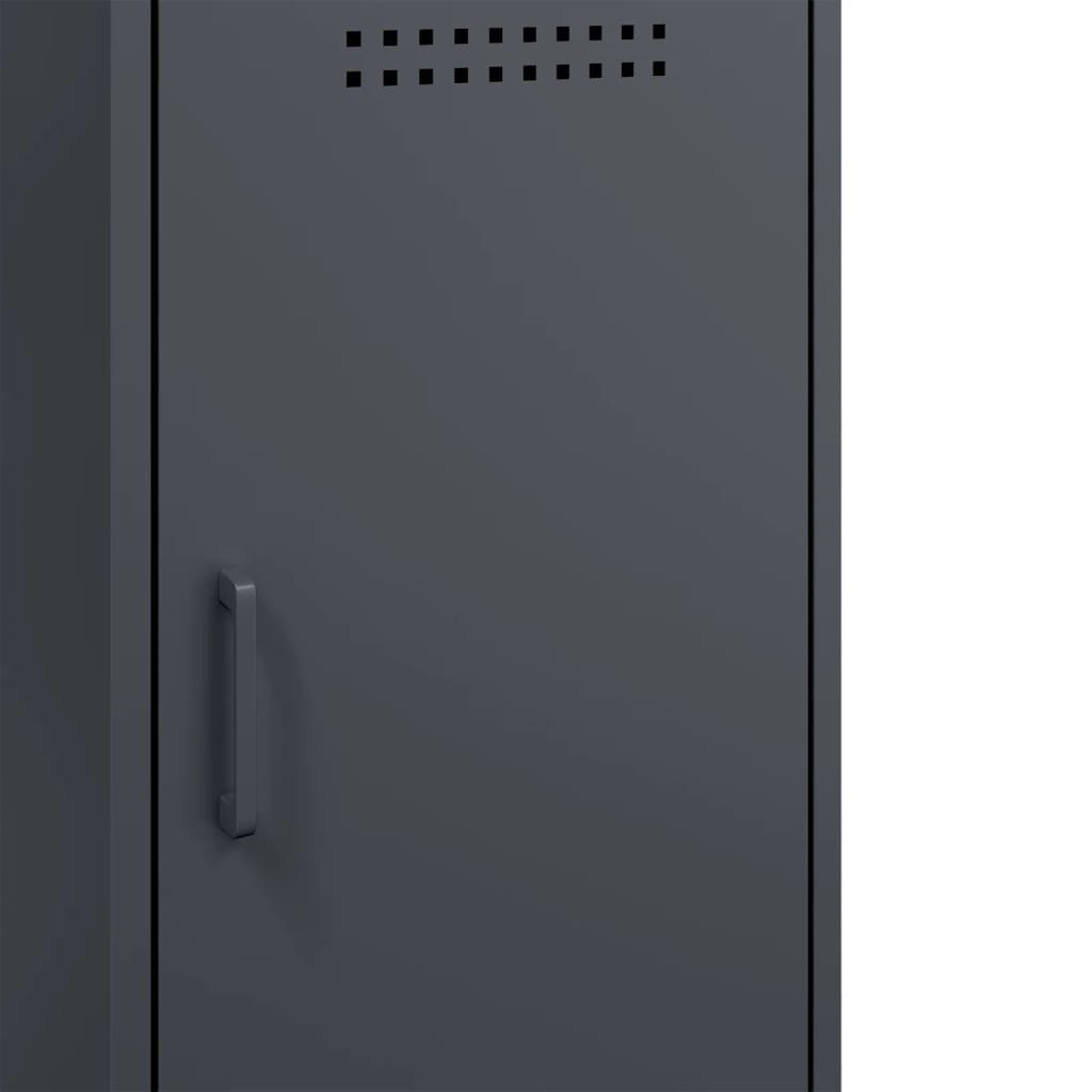 Sideboards 2 pcs Anthracite 36x39x79 cm Steel