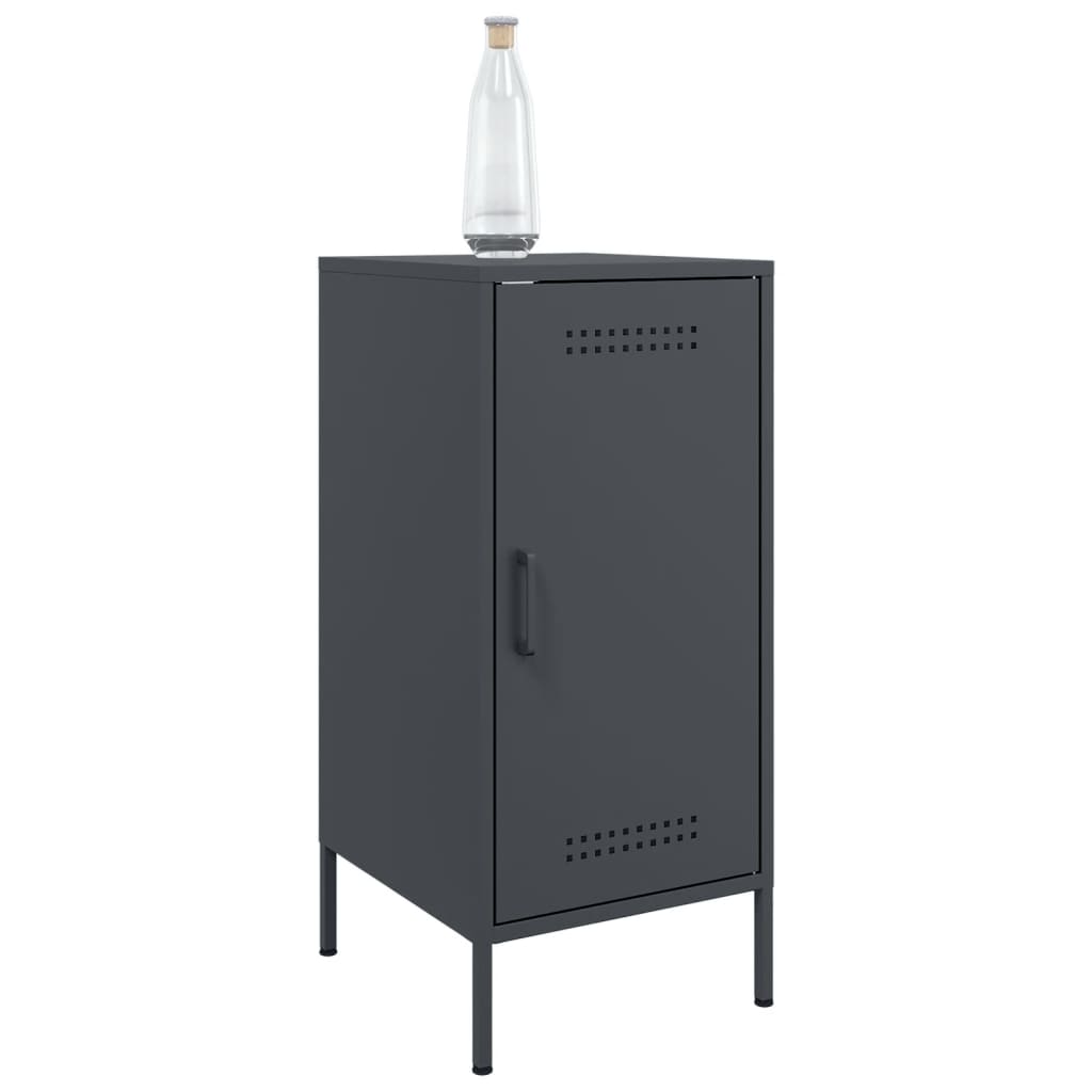 Sideboards 2 pcs Anthracite 36x39x79 cm Steel