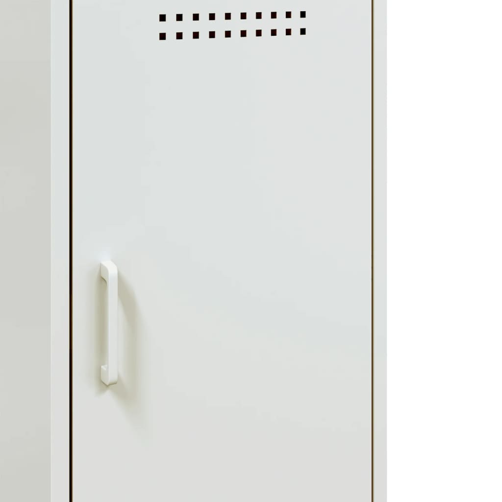 Sideboards 2 pcs White 36x39x79 cm Steel