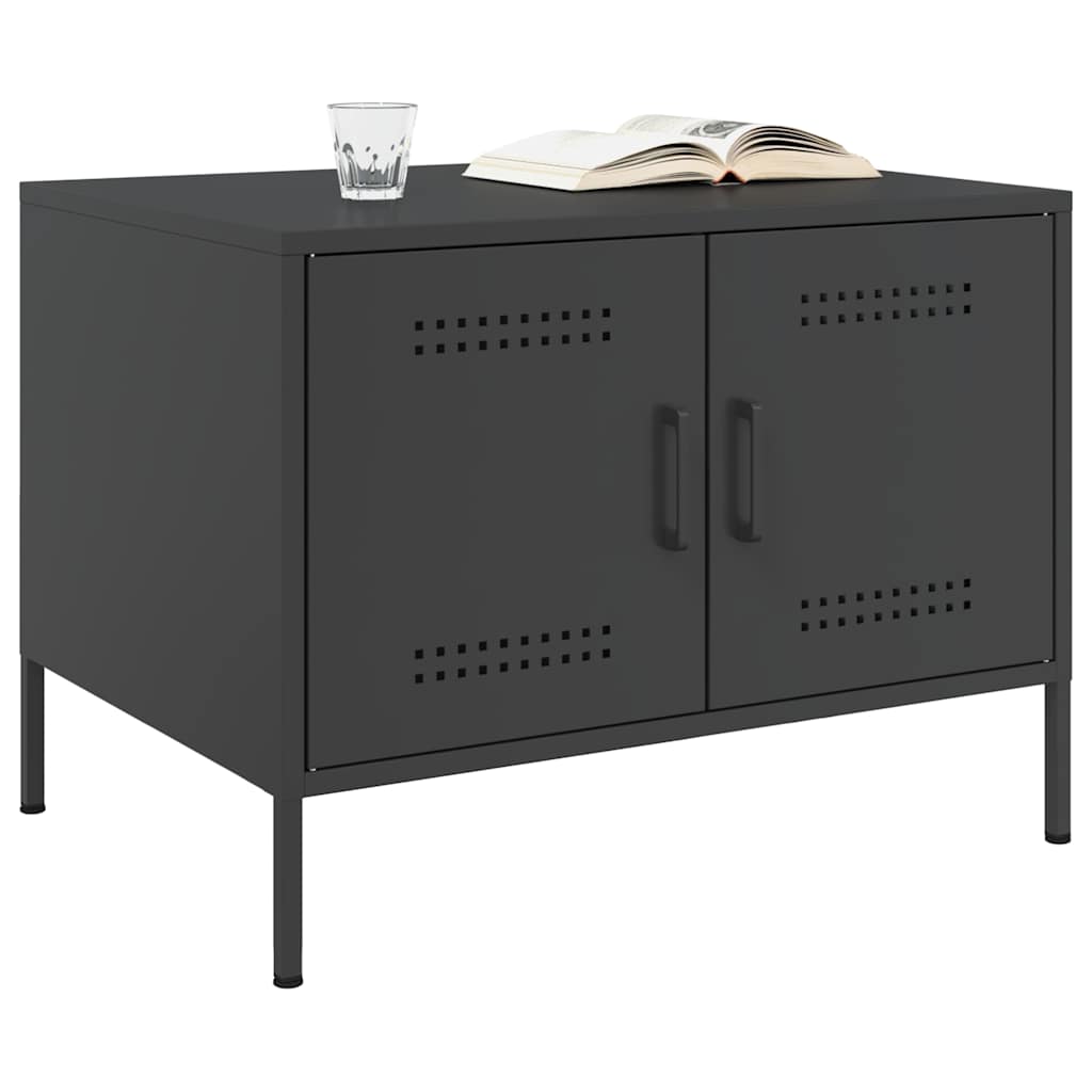 Coffee Table Black 68x50x50,5 cm Steel