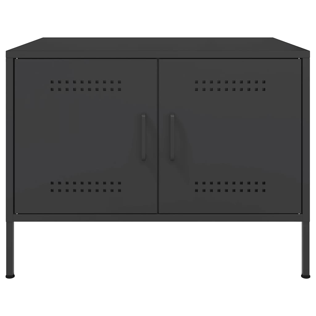 Coffee Table Black 68x50x50,5 cm Steel