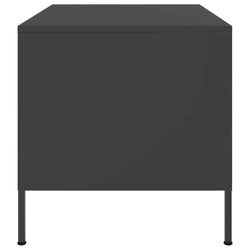 Coffee Table Black 68x50x50,5 cm Steel