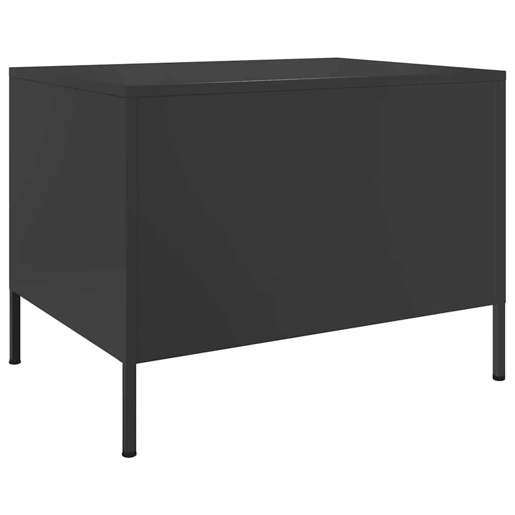 Coffee Table Black 68x50x50,5 cm Steel