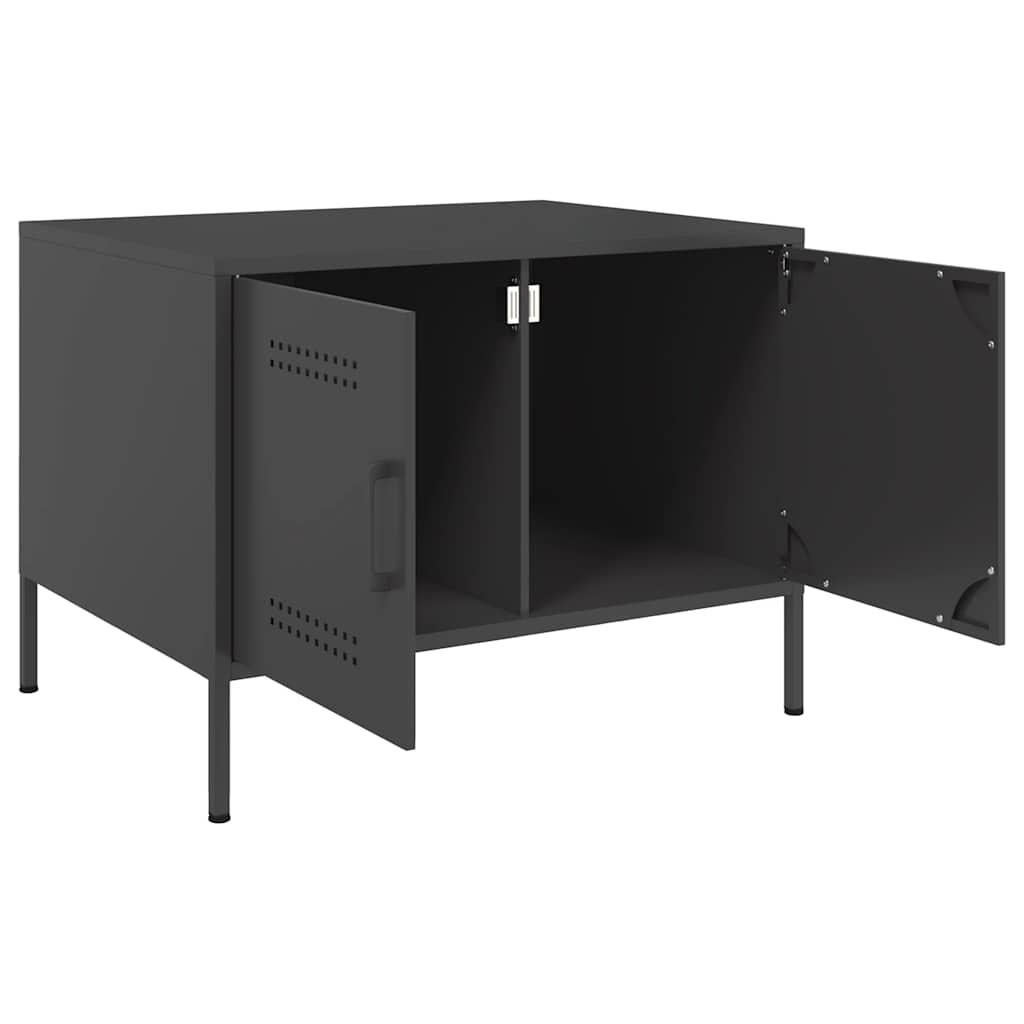 Coffee Table Black 68x50x50,5 cm Steel