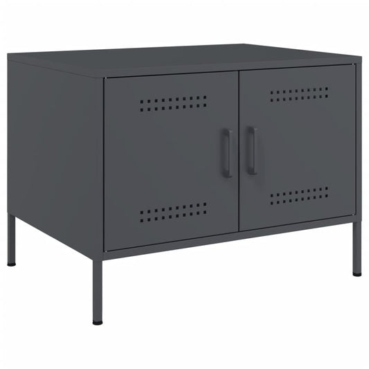 Coffee Table Anthracite 68x50x50.5 cm Steel