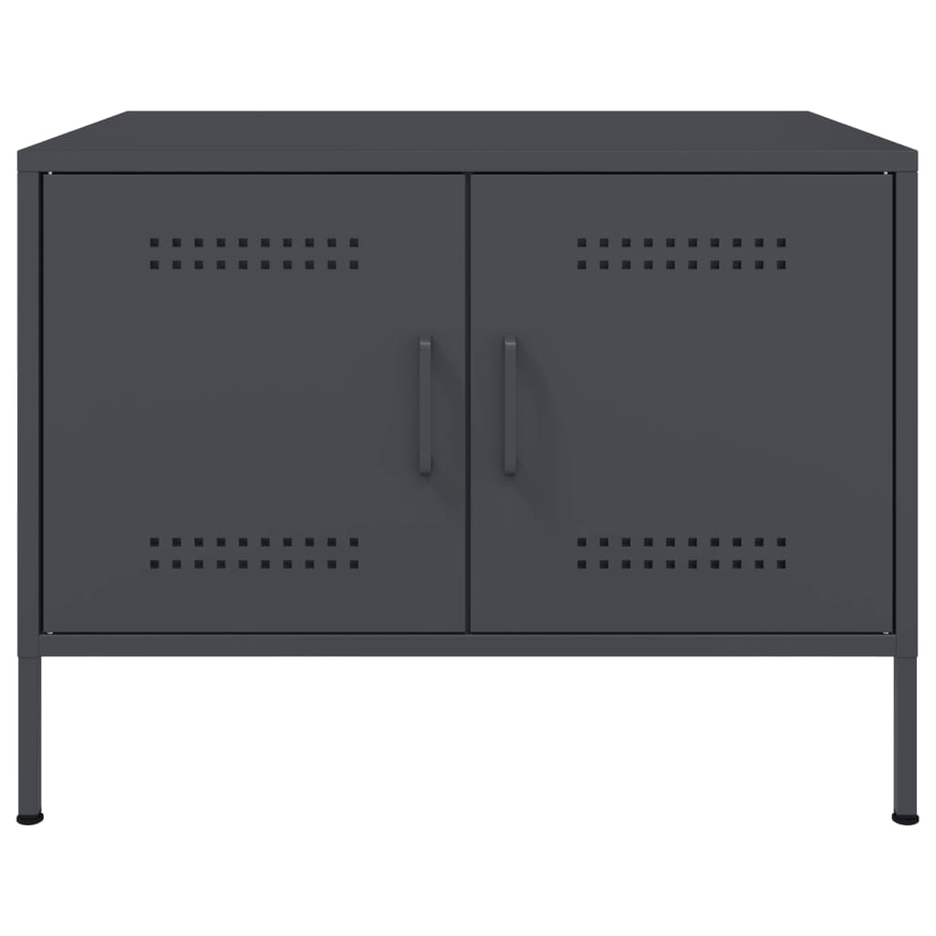 Coffee Table Anthracite 68x50x50,5 cm Steel