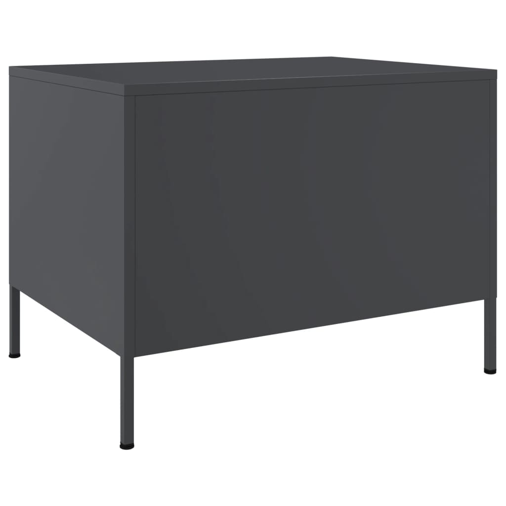 Coffee Table Anthracite 68x50x50,5 cm Steel