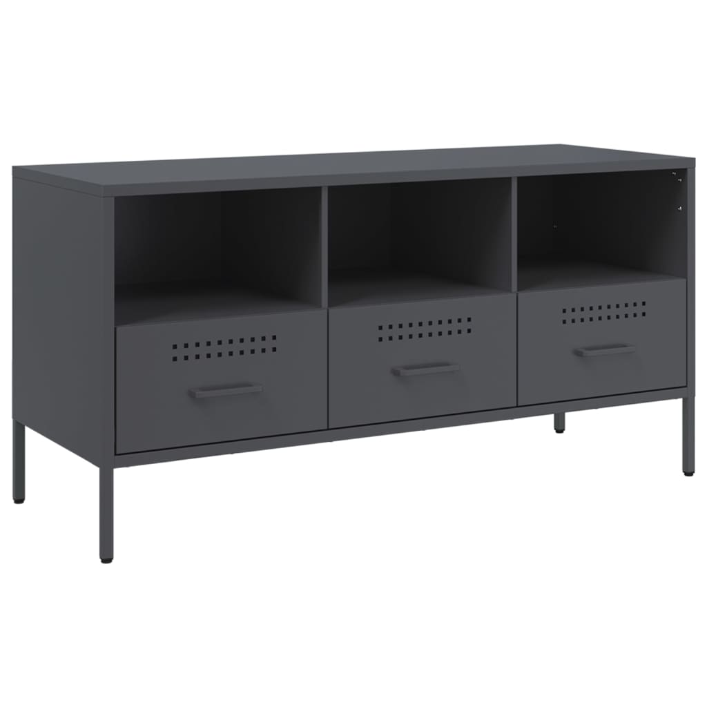 TV Cabinet Anthracite 100,5x39x50,5 cm Steel