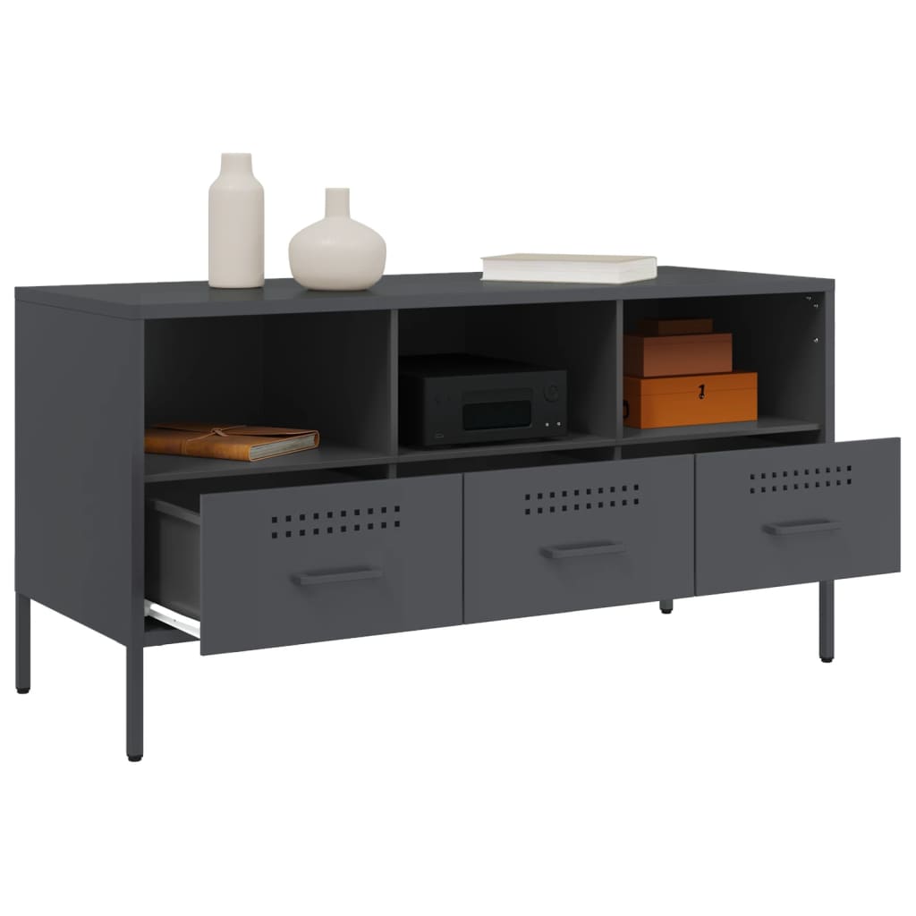 TV Cabinet Anthracite 100,5x39x50,5 cm Steel