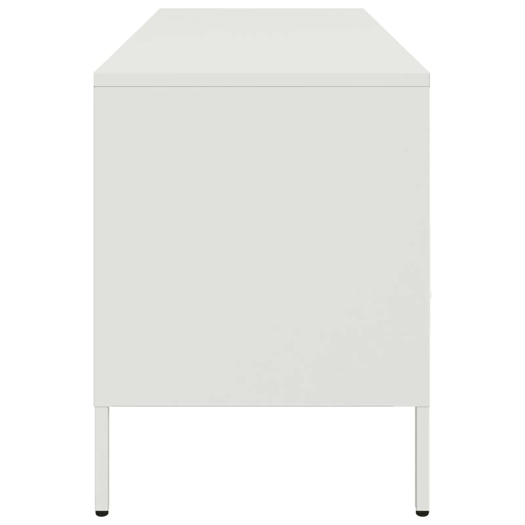 TV Cabinet White 100,5x39x50,5 cm Steel