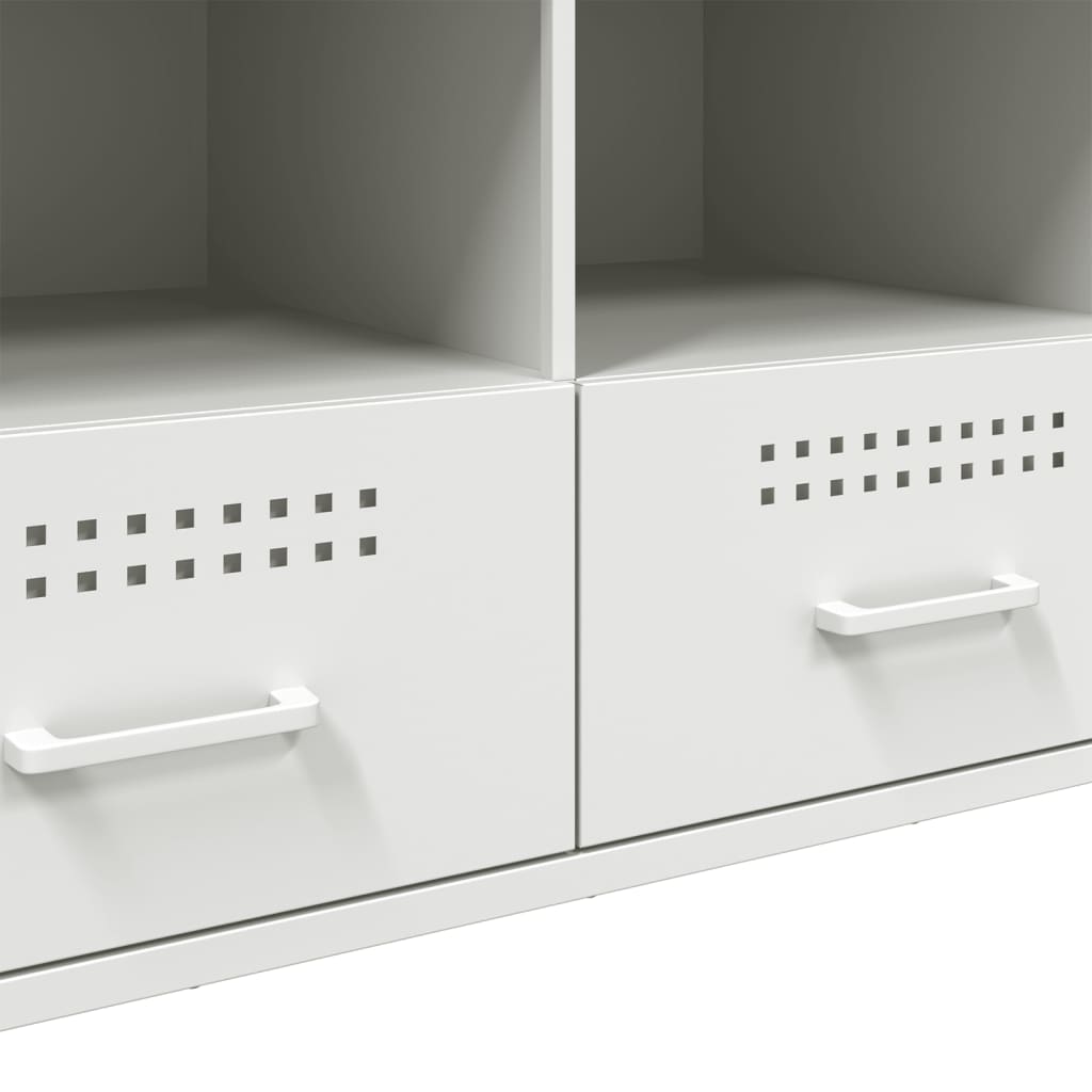TV Cabinet White 100,5x39x50,5 cm Steel