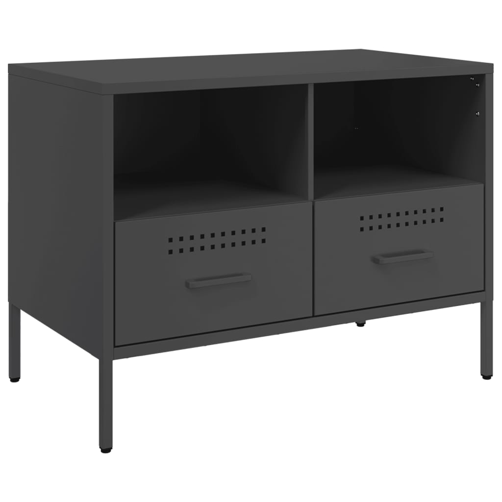 TV Cabinet Black 68x39x50,5 cm Steel