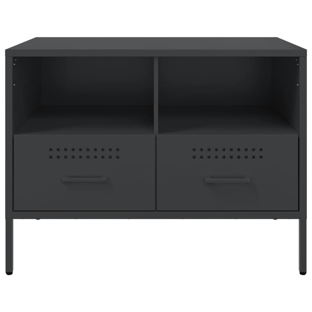 TV Cabinet Black 68x39x50,5 cm Steel