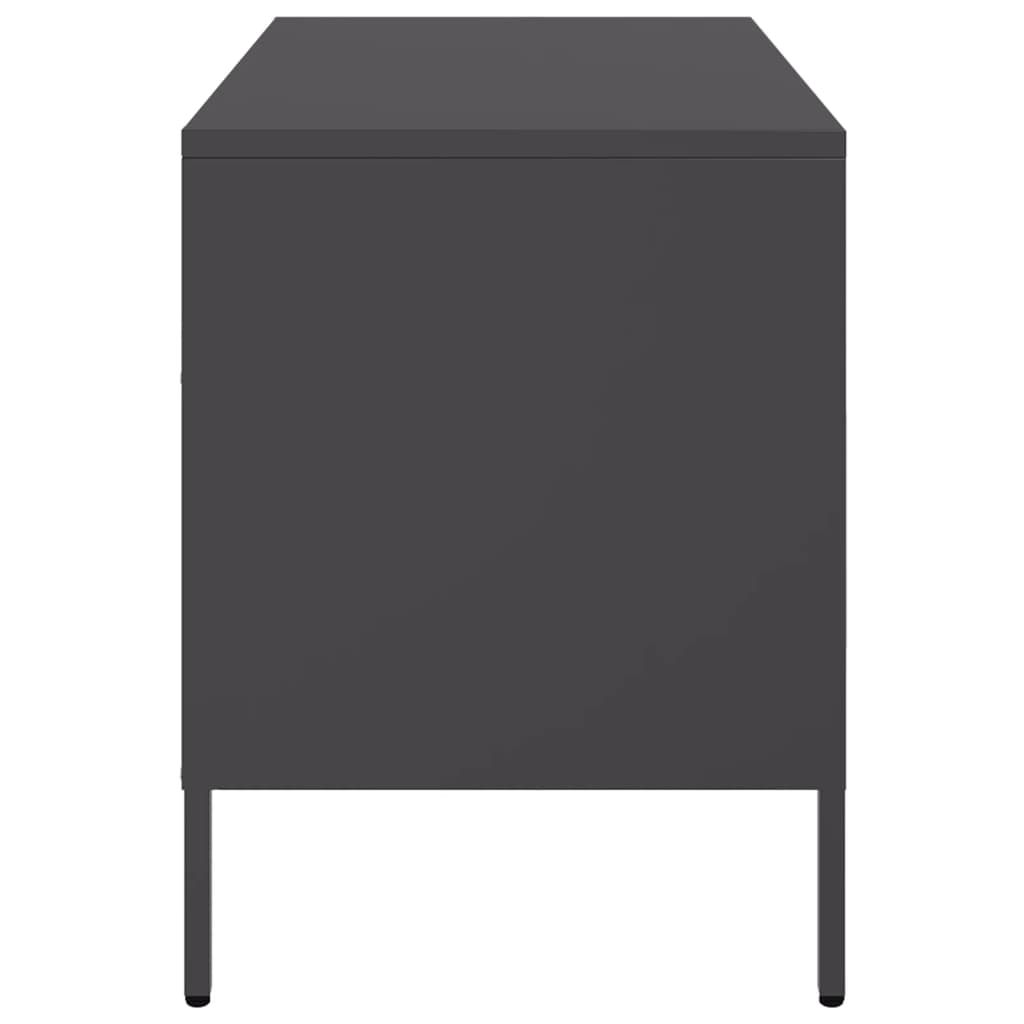 TV Cabinet Black 68x39x50,5 cm Steel