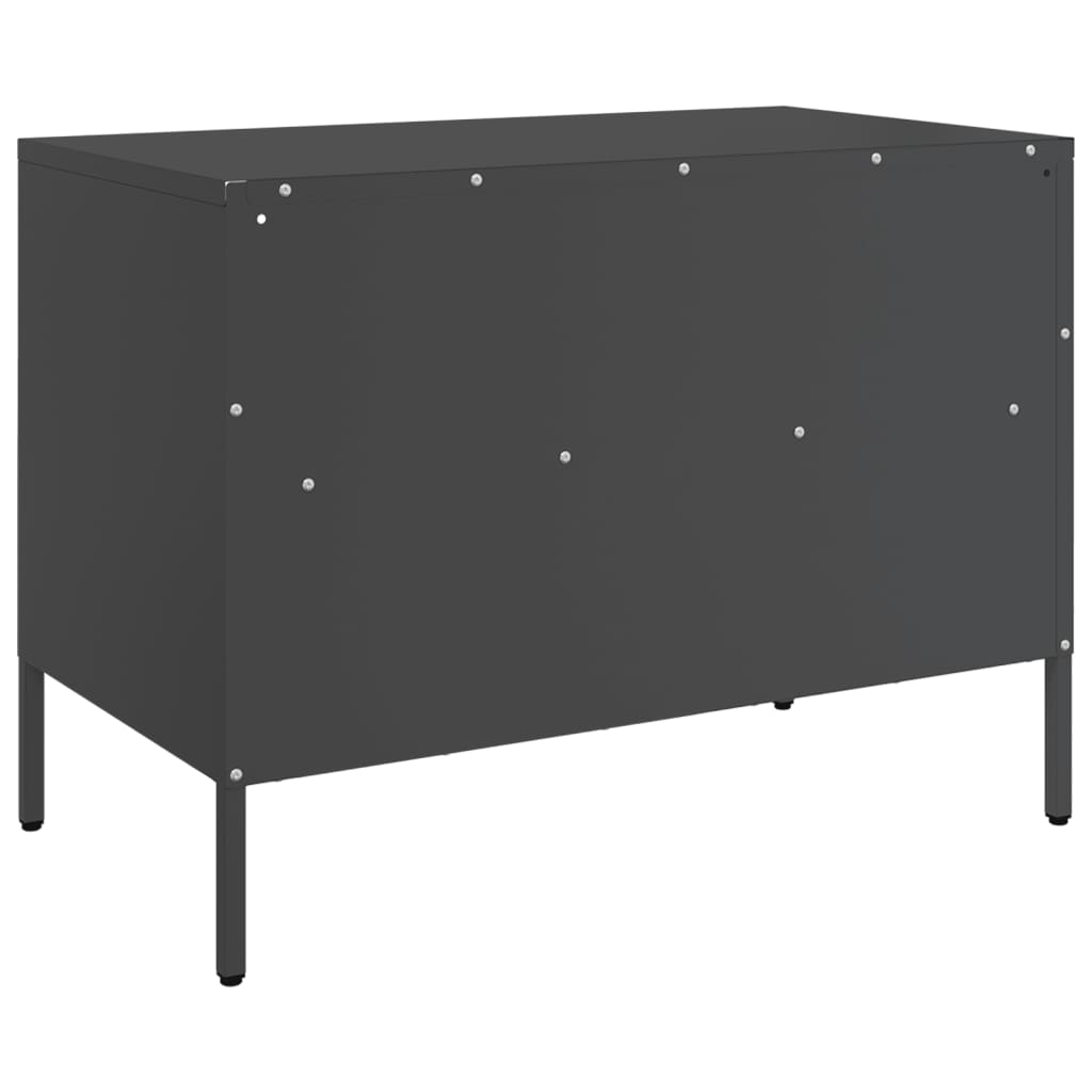 TV Cabinet Black 68x39x50,5 cm Steel