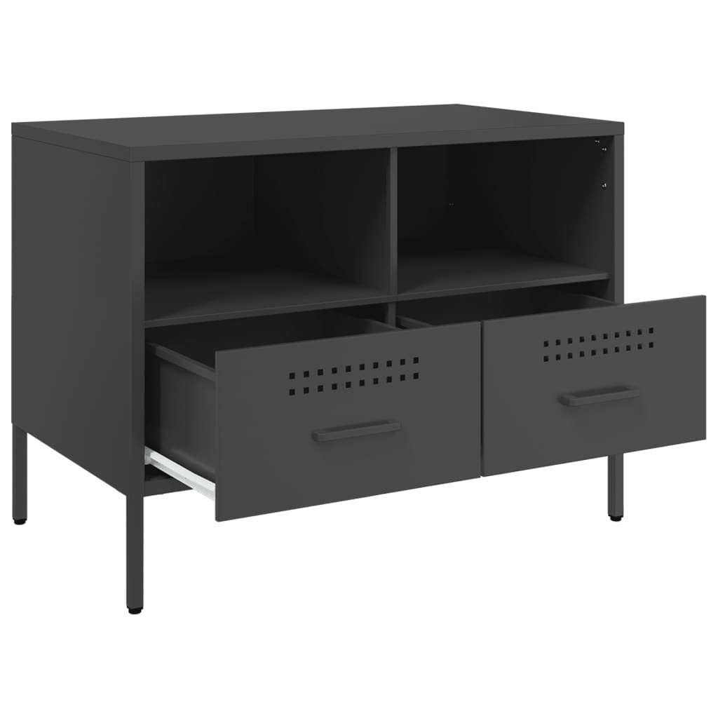 TV Cabinet Black 68x39x50,5 cm Steel
