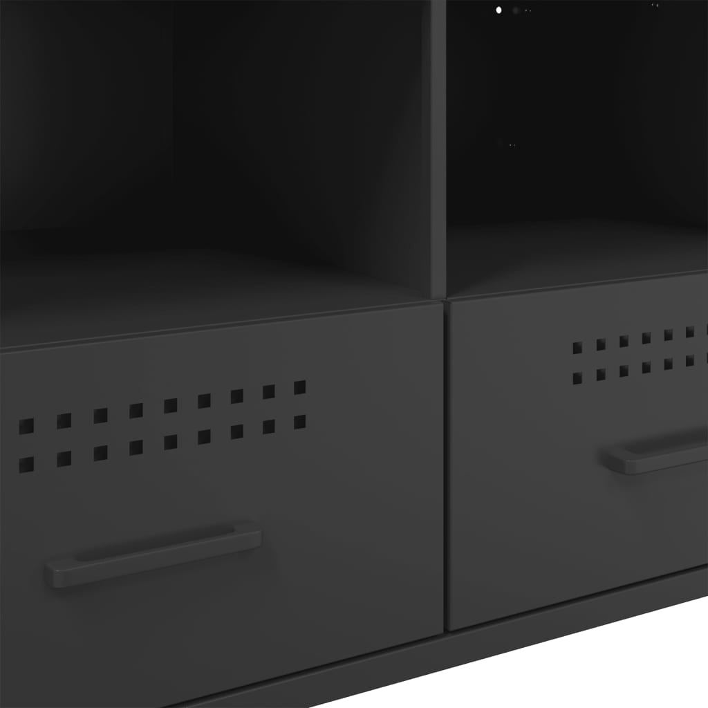 TV Cabinet Black 68x39x50,5 cm Steel