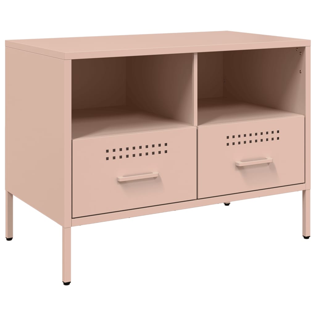 TV Cabinet Pink 68x39x50,5 cm Steel