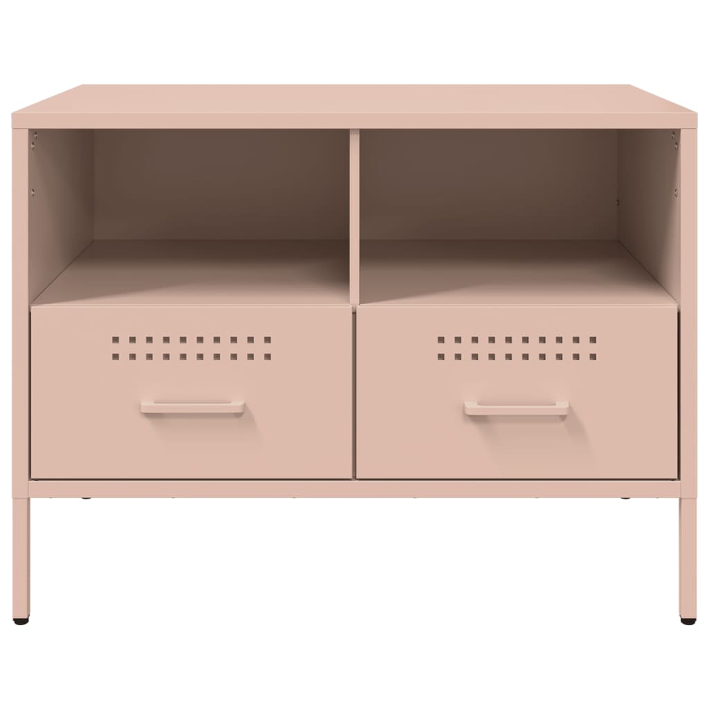 TV Cabinet Pink 68x39x50,5 cm Steel