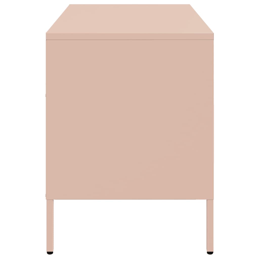 TV Cabinet Pink 68x39x50,5 cm Steel