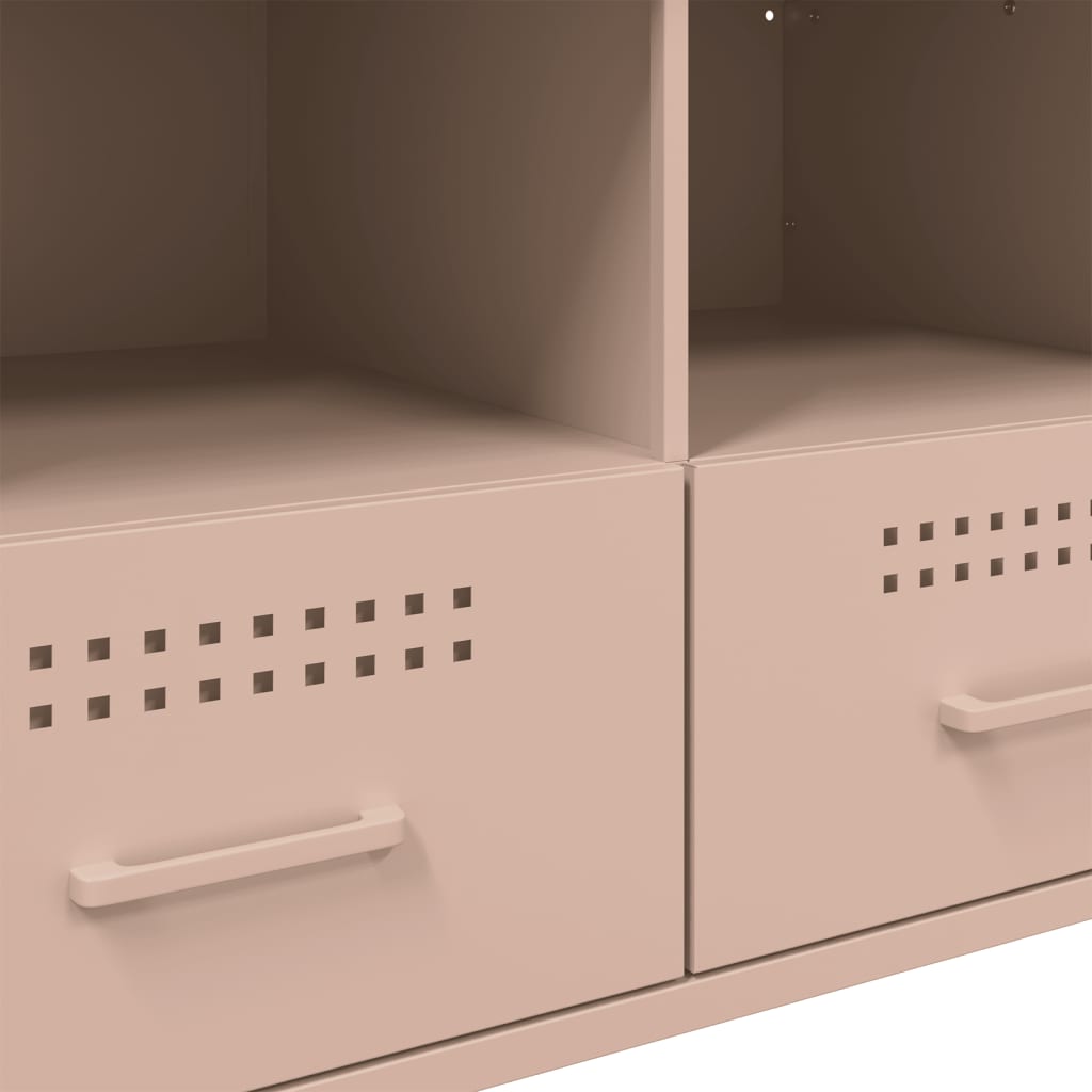 TV Cabinet Pink 68x39x50,5 cm Steel