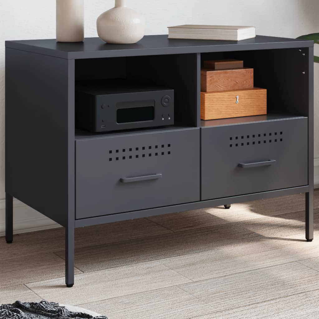 TV Cabinet Anthracite 68x39x50,5 cm Steel