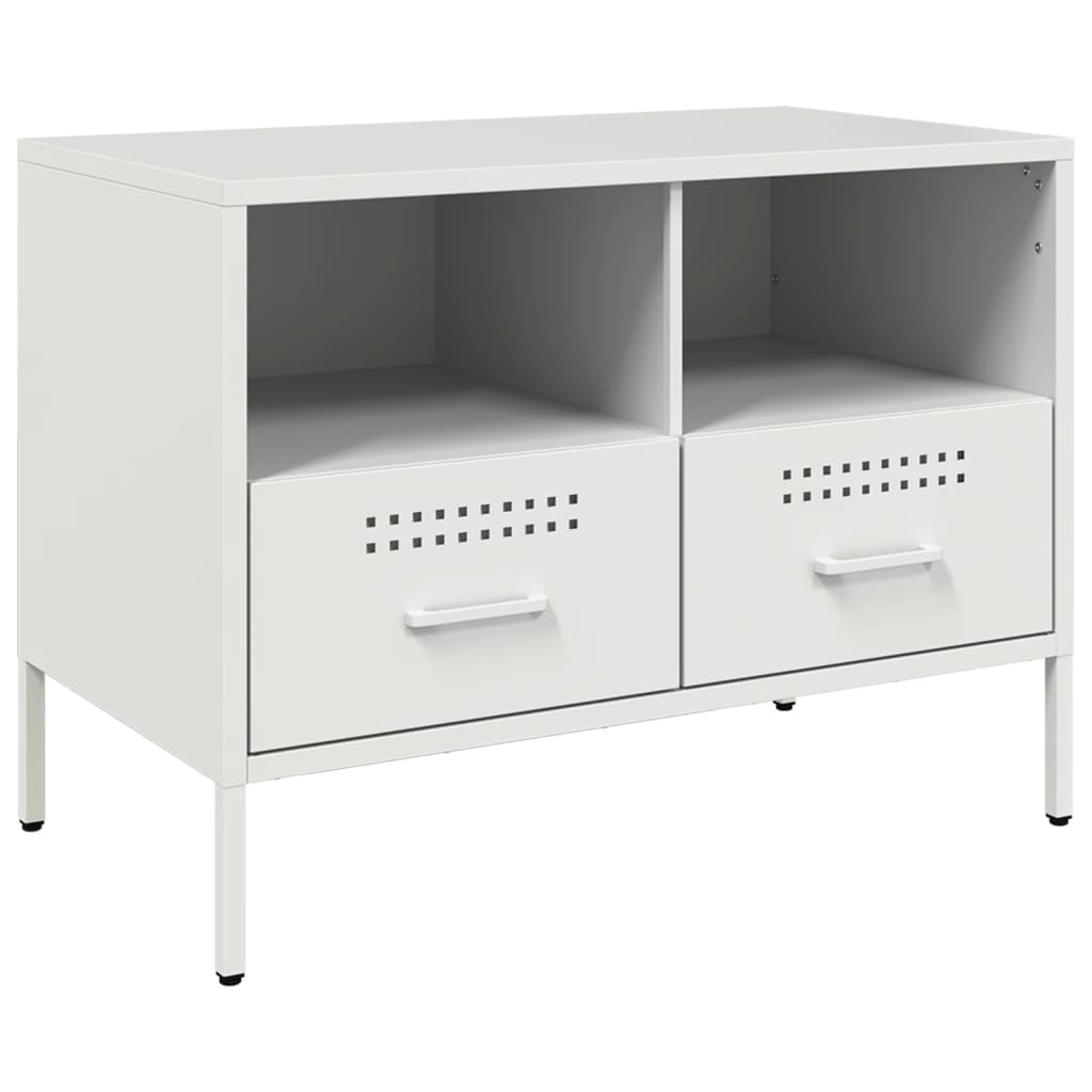 TV Cabinet White 68x39x50,5 cm Steel