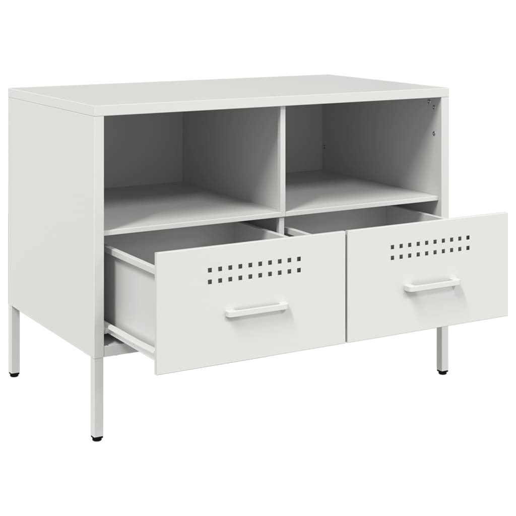 TV Cabinet White 68x39x50,5 cm Steel