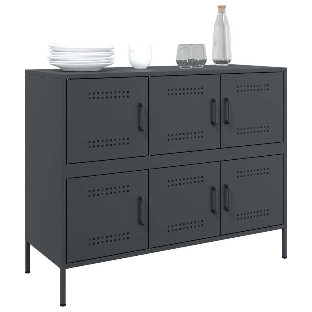 Sideboard Anthracite 100,5x39x79 cm Steel