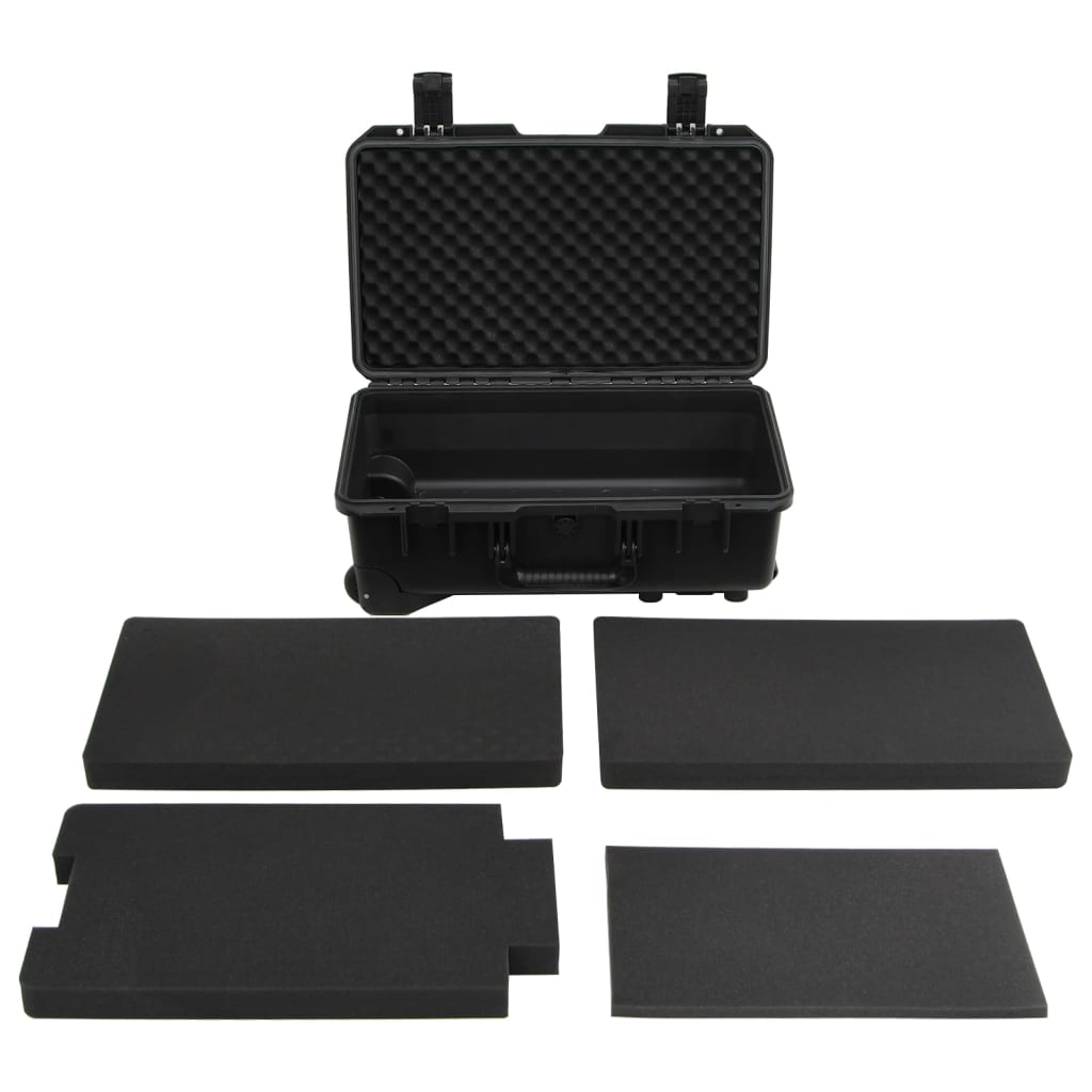 Portable Flight Case Black 55x35x22,5 cm PP