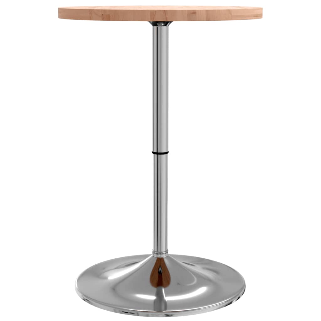 vidaXL Bar Table Ø50x90.5 cm Solid Wood Beech