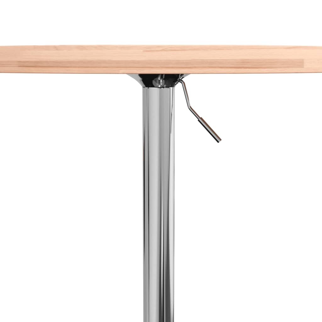 vidaXL Bar Table Ø50x90.5 cm Solid Wood Beech