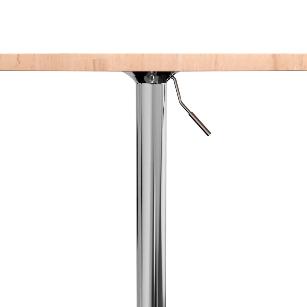 vidaXL Bar Table Ø60x89.5 cm Solid Wood Beech