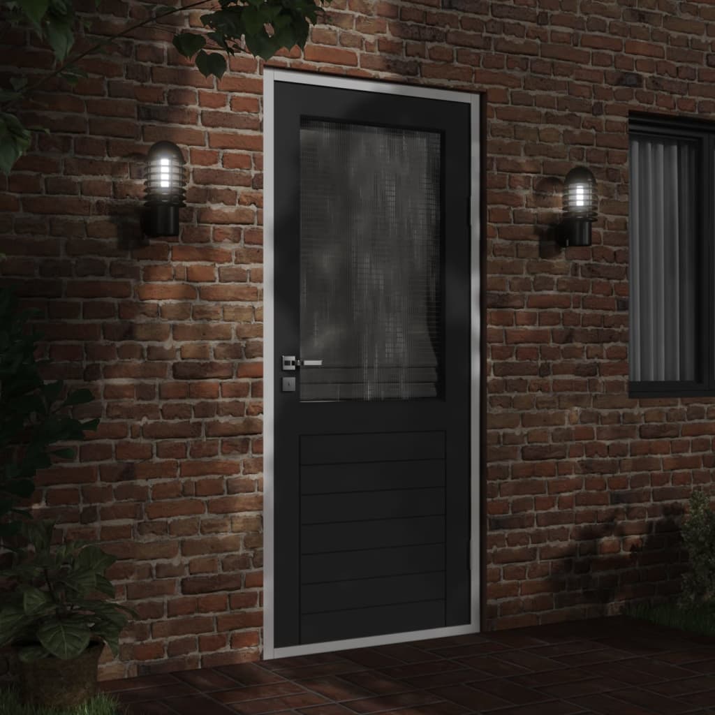 Outdoor Wall Lights 2pcs Black Stainless Steel