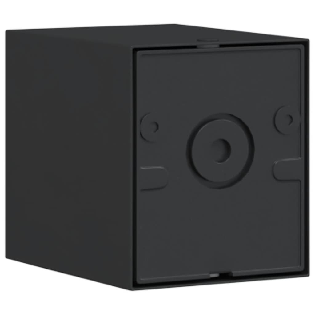 Outdoor Wall Lights 2pcs Black Die-cast Aluminium