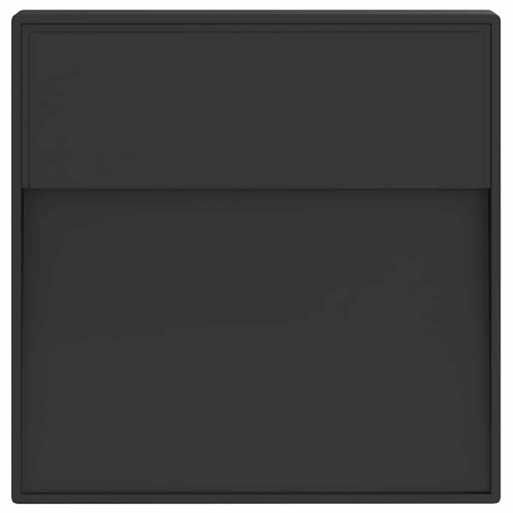 Outdoor LED Wall Light Black Die-cast Aluminium