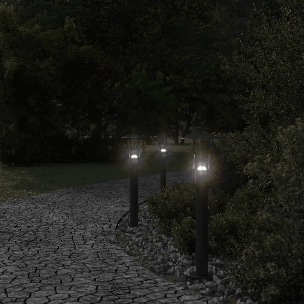 Outdoor Floor Lamp Black 60 cm Stainless Steel