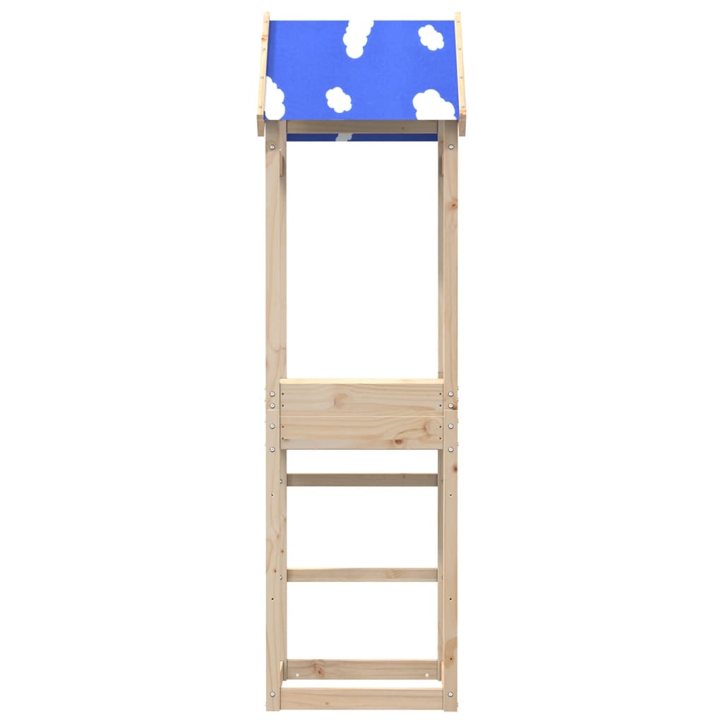 vidaXL Play Tower 52.5x46.5x195 cm Solid Wood Pine
