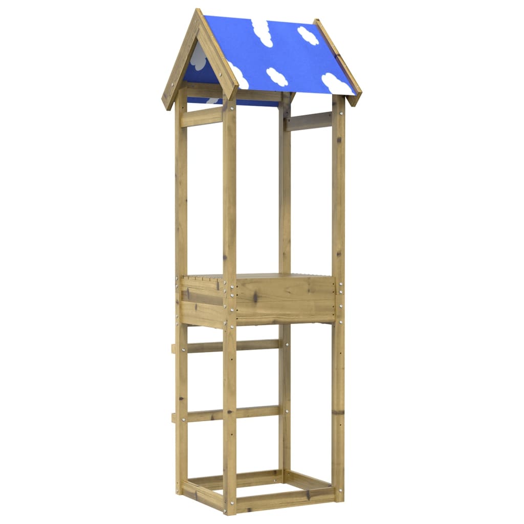 vidaXL Play Tower 52.5x46.5x195 cm Impregnated Wood Pine