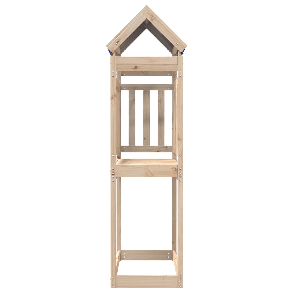 vidaXL Play Tower 110.5x52.5x215 cm Solid Wood Pine