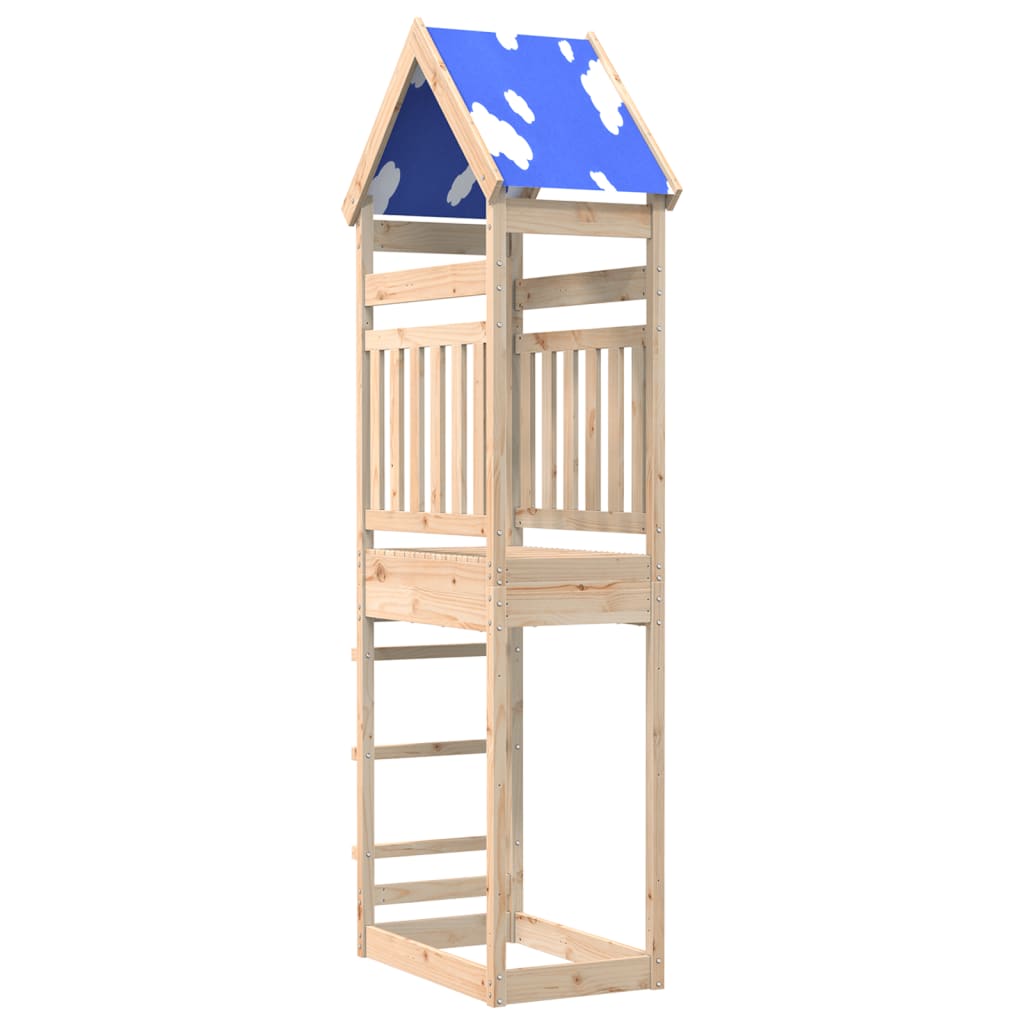 vidaXL Play Tower 85x52.5x265 cm Solid Wood Pine